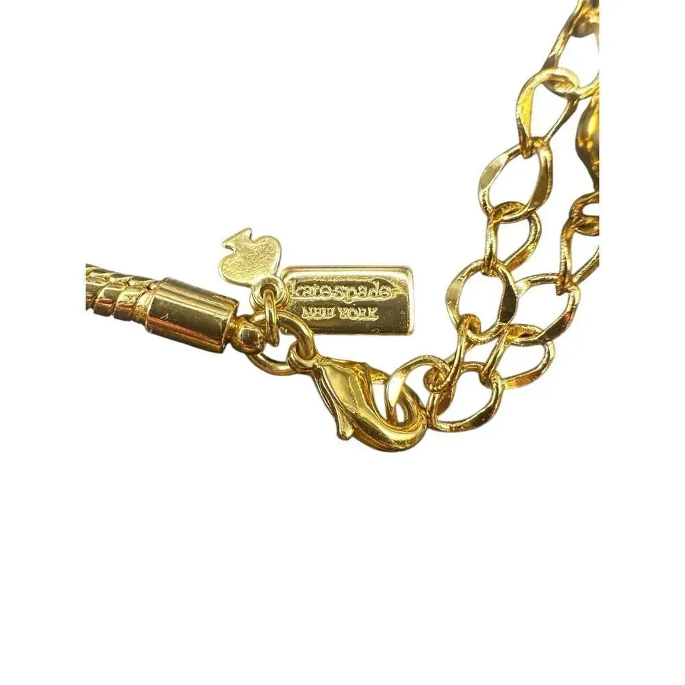 Kate spade Life of the Party Night Sky Pendant gold necklace 30”